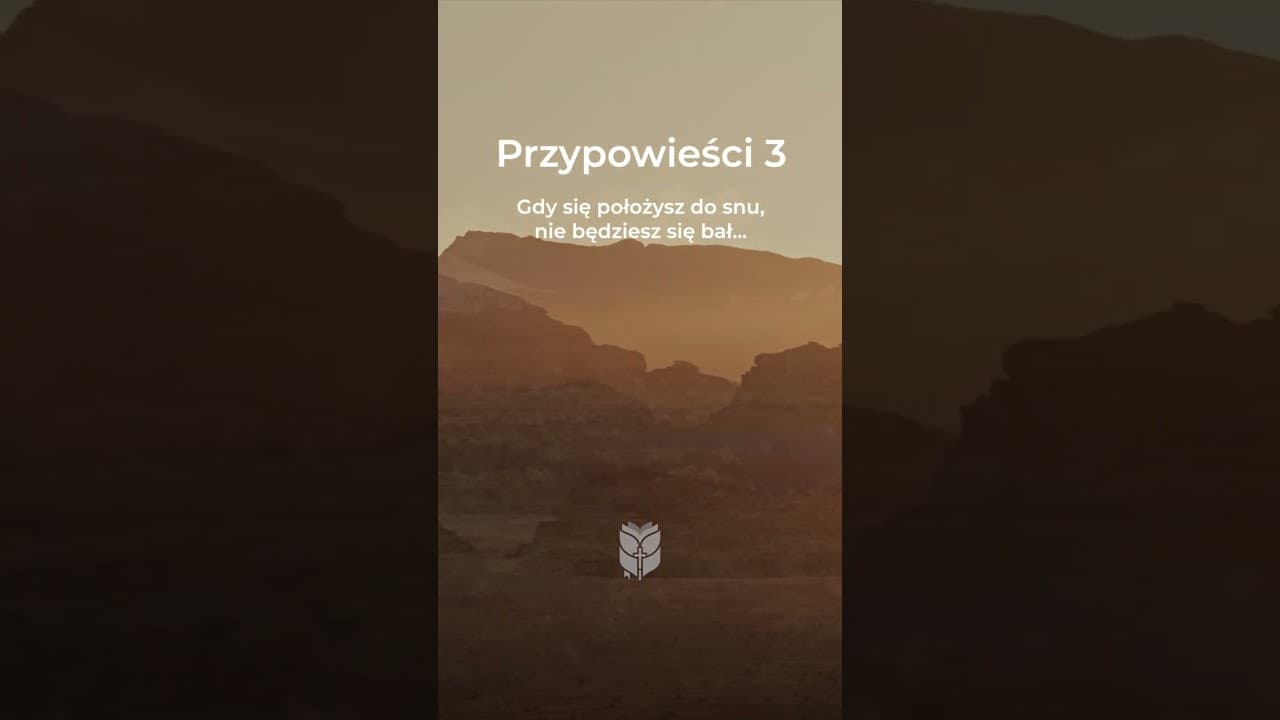 Przypowieści Salomona 3:24-29